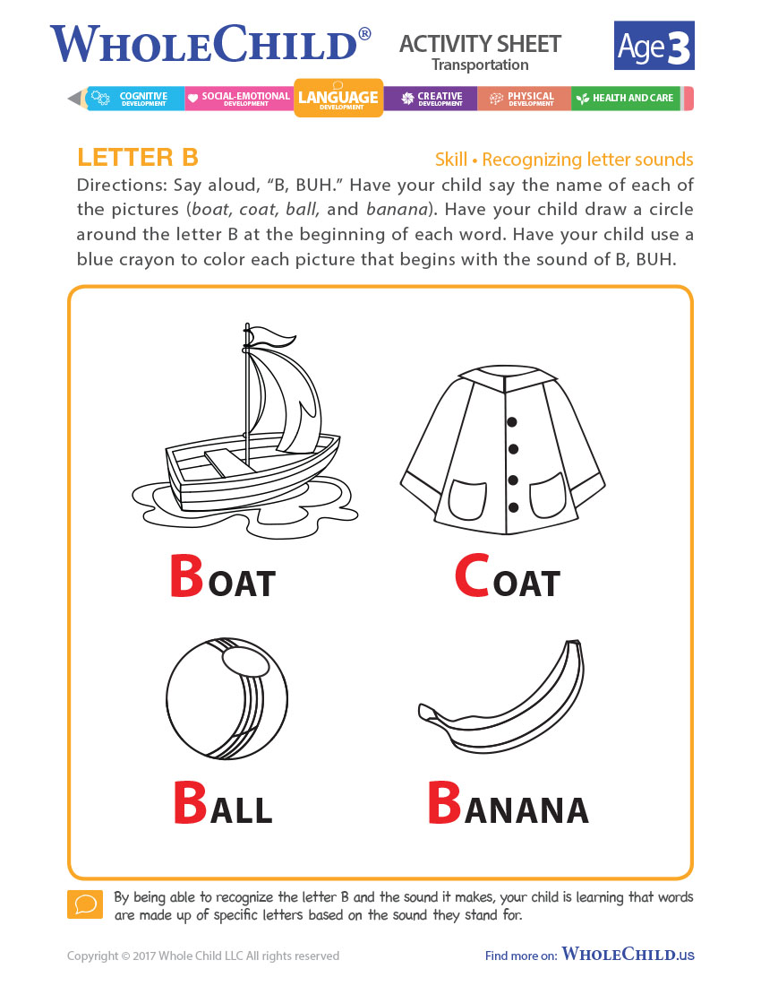 What Words Start With Letter B? *Words For Toddlers* 