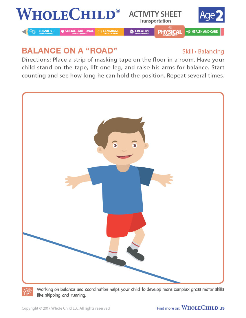 Balance On A Road | Resources | Whole Child