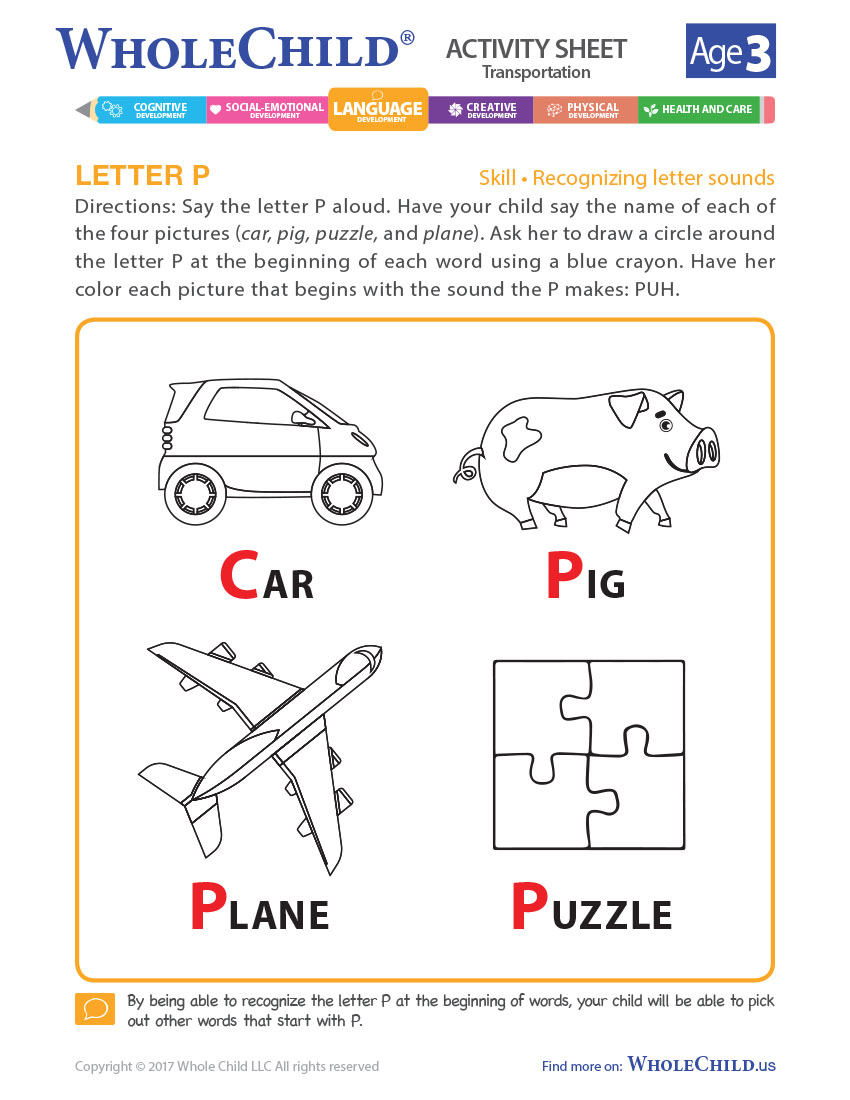 Letter P