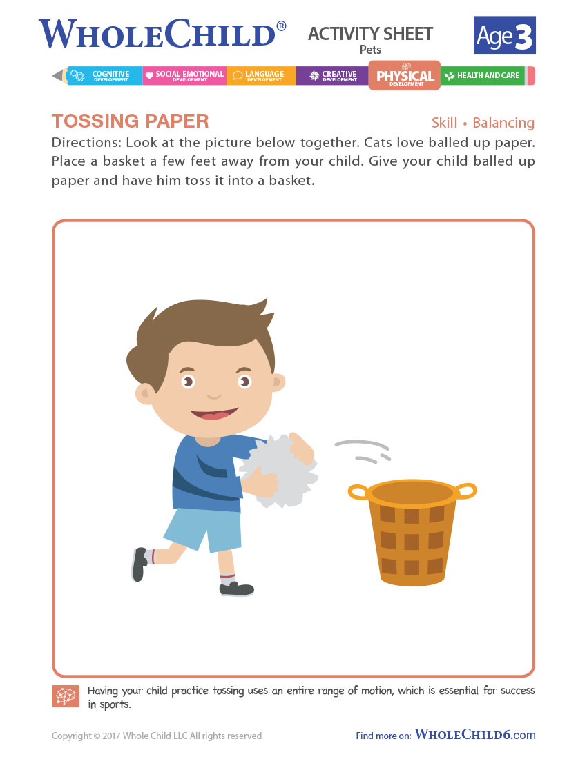 Tossing Paper